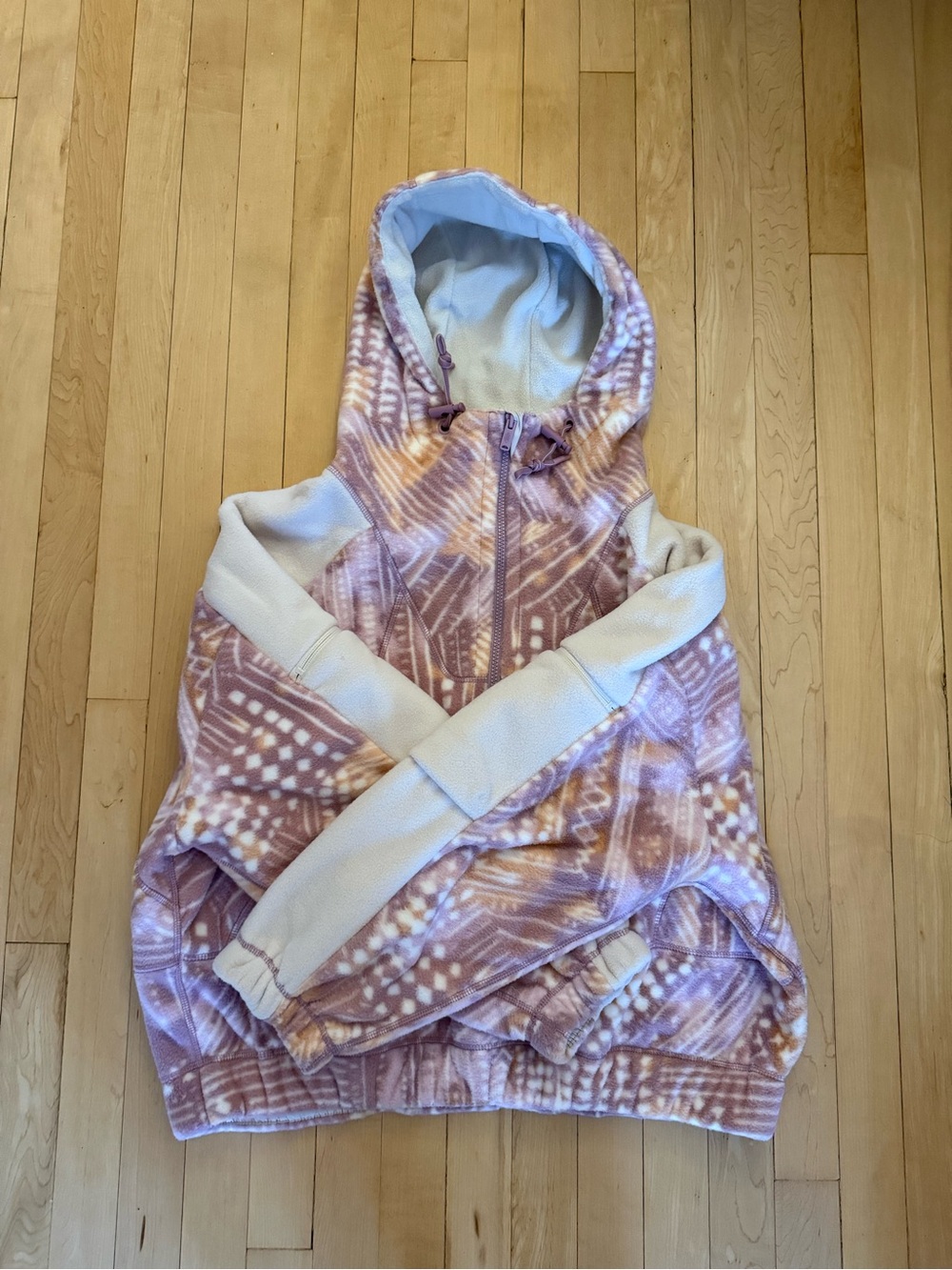 Free People Wild and Free Fleece Pullover NWOT